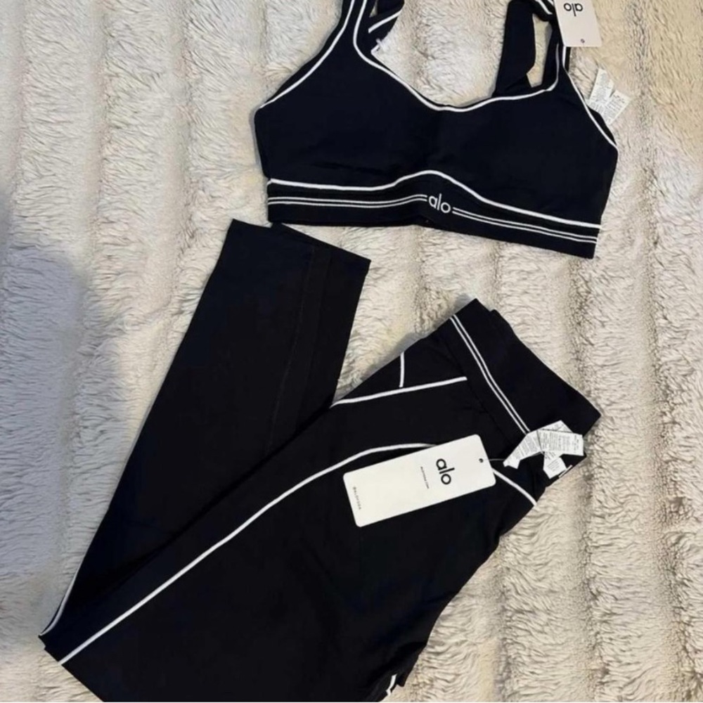Black Alo Yoga Set Brand New With Tags Size S